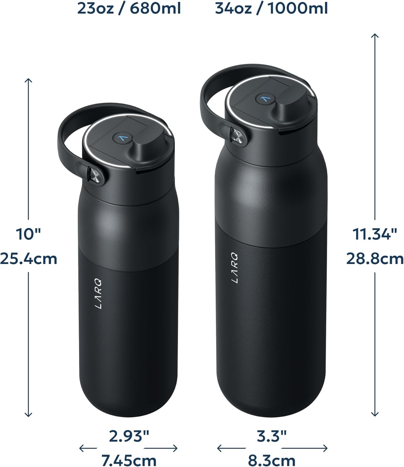 LARQ PureVis 2 – UV Water Purifier, Self-Cleaning, App Hydration Tracking, Double-Wall Insulated, Filter Straw, Detachable Handle 10 LARQ PureVis 2 – UV Water Purifier, Self-Cleaning, App Hydration Tracking, Double-Wall Insulated, Filter Straw, Detachable Handle - Image 4