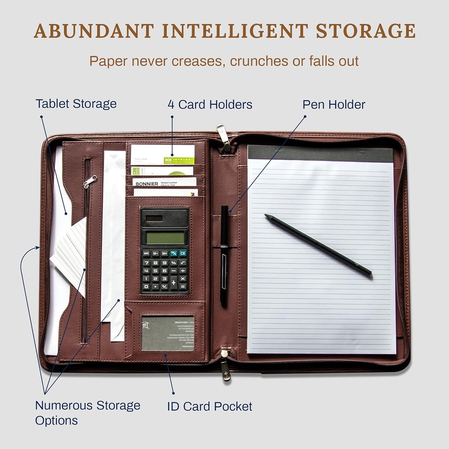 PU Vegan Leather Tablet Sleeve – Smart & Stylish Protection 11 PU Vegan Leather Tablet Sleeve – Smart & Stylish Protection - Image 5