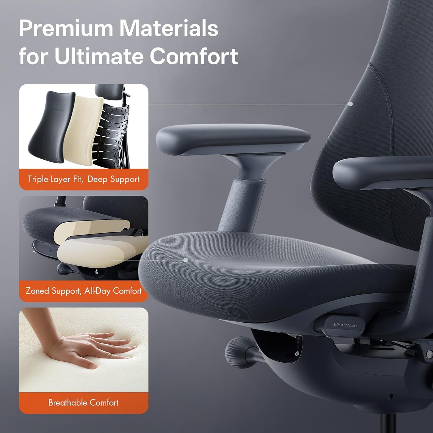 2026 Powerful LiberNovo Dynamic Ergonomic Desk Chair – Ultimate Comfort for Home Office Setup 11 2026 Powerful LiberNovo Dynamic Ergonomic Desk Chair – Ultimate Comfort for Home Office Setup - Image 5