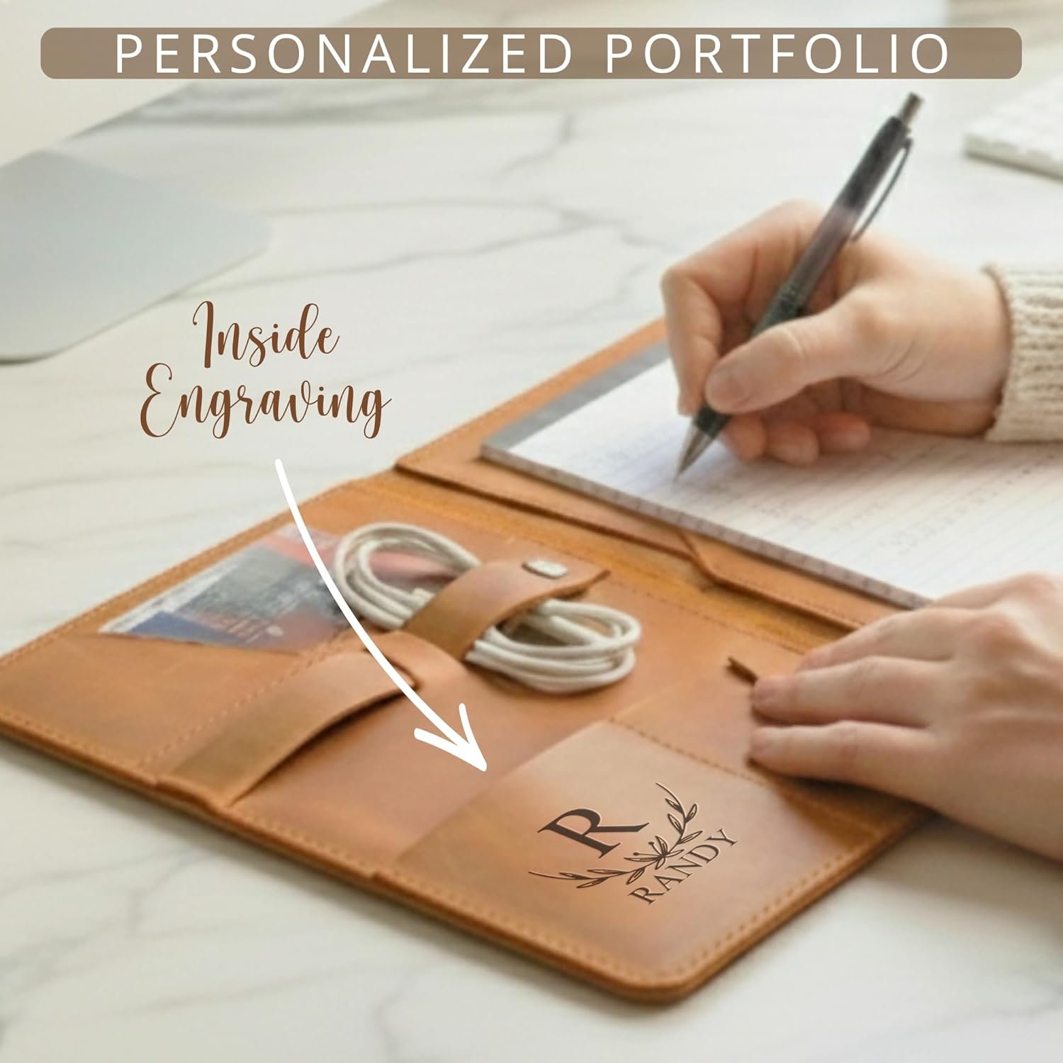 Personalized Leather Portfolio for Men & Women – 7 Powerful Reasons This Elegant Organizer Is the Perfect Gift 12 Personalized Leather Portfolio