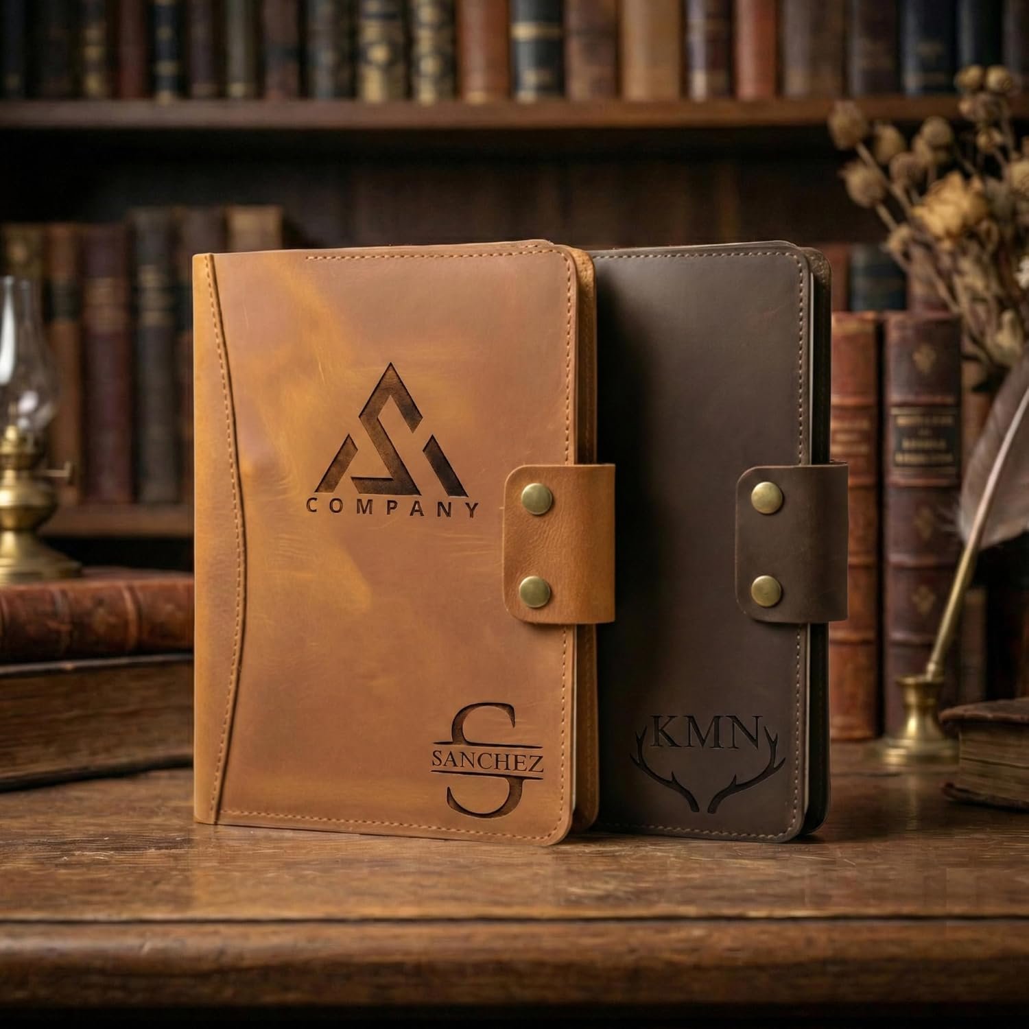 Personalized Leather Portfolio