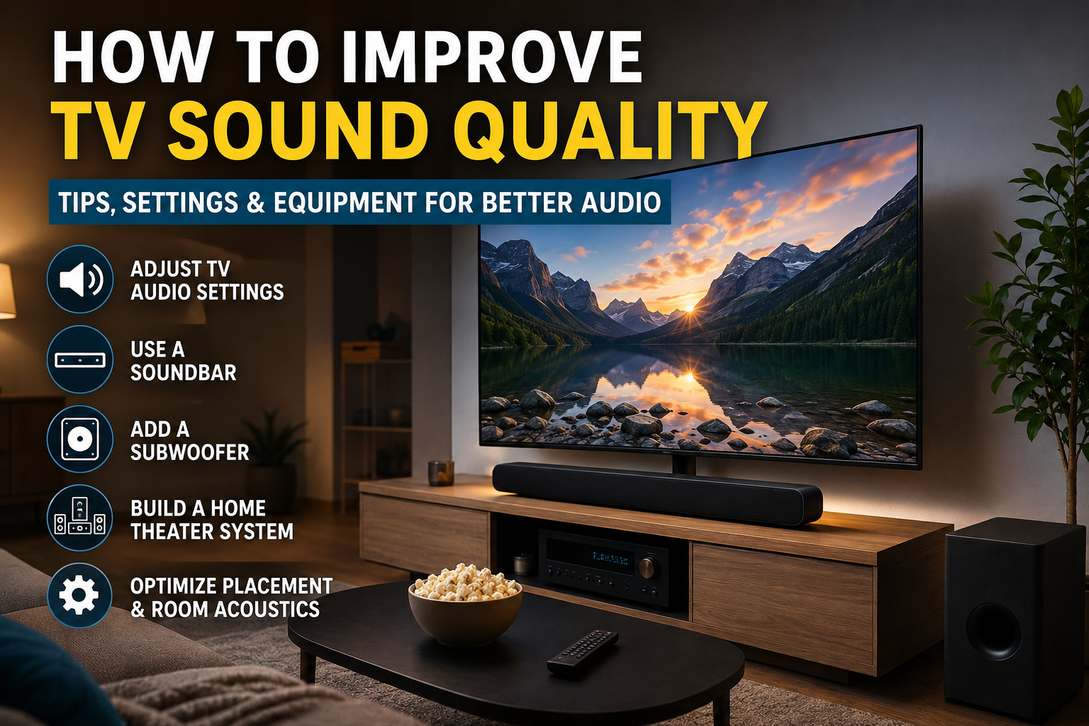 10 Powerful Ways To Improve TV Sound Quality